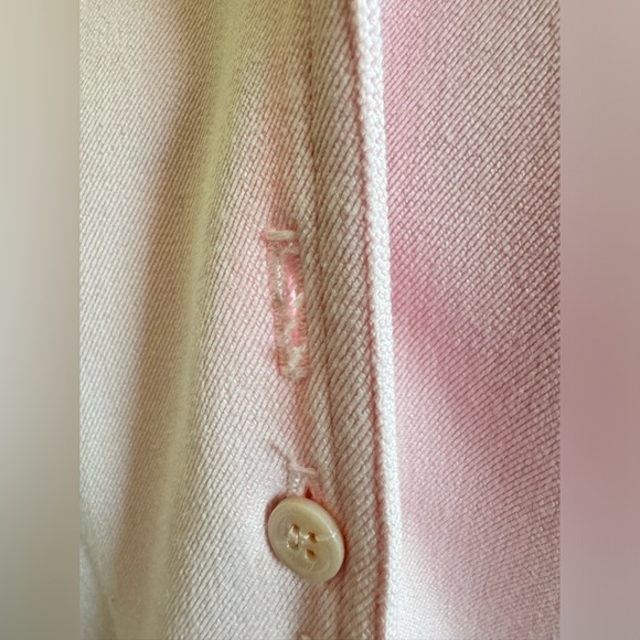 Vintage 90s Y2K Vertigo Light Baby Pink Button Up Shirt Jacket Size S - Picture 7 of 15